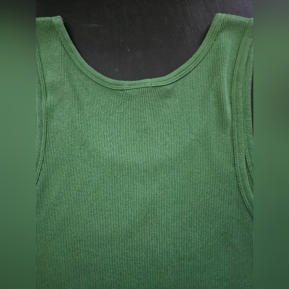 NWT - Old Navy Green Ribbed Cotton Tank Top - Size XL - Picture 8 of 8